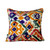 Velvet Ikat Pillow- Safron& Purple