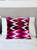 Royal Fuchsia Velvet Ikat Pillow