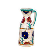 Moroccan Tall Ceramic Pitcher