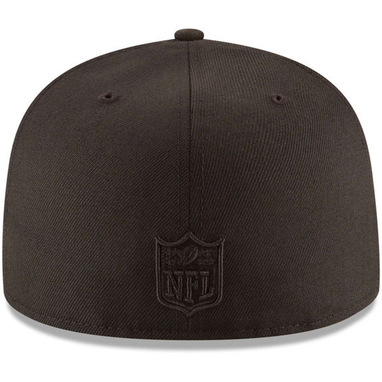 Men's San Francisco 49ers New Era Black on Black 59FIFTY Fitted Hat