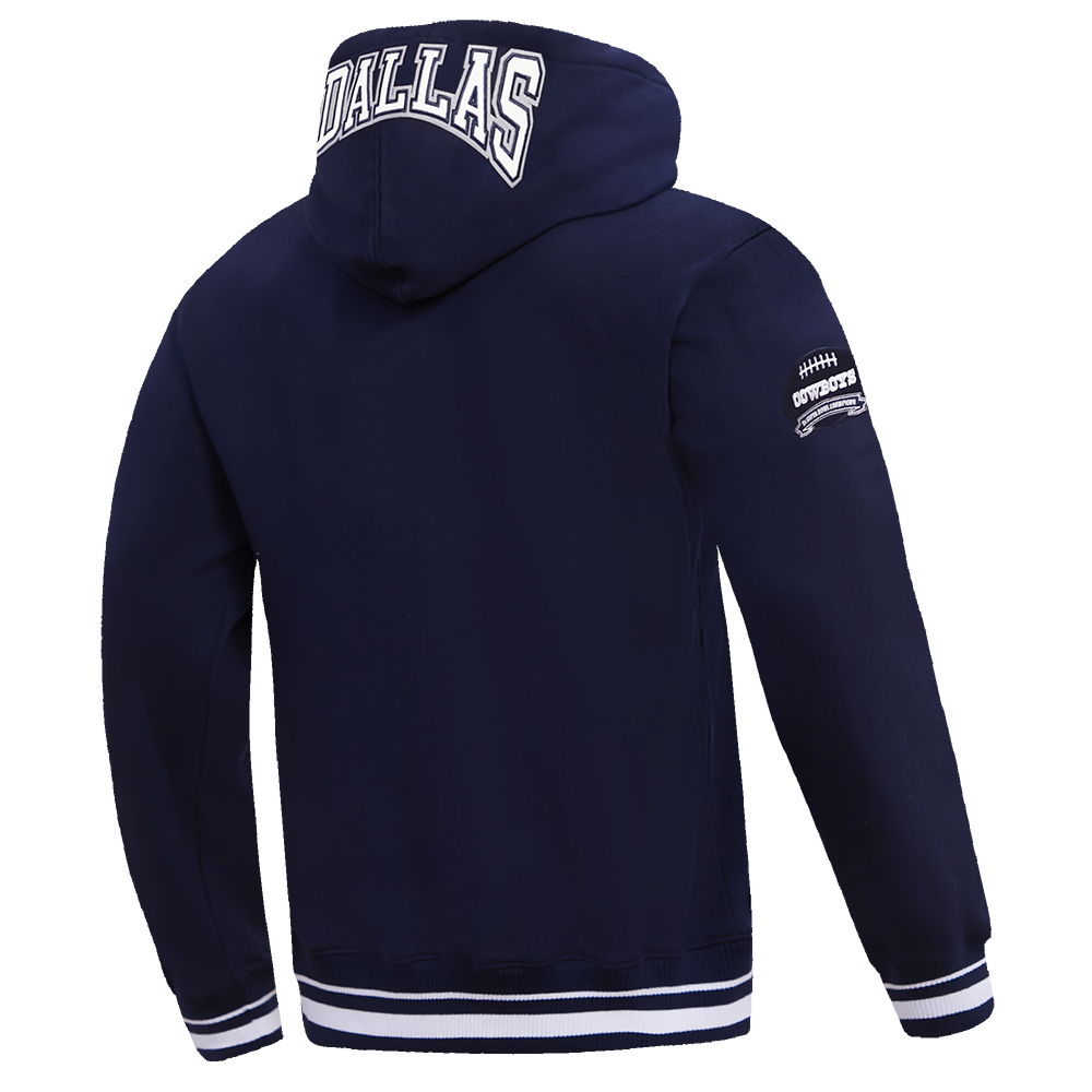 Dallas Cowboys Men's Pro Standard Navy Crest Pullover Hoodie