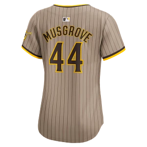 Nike San Diego Padres Womens Tan Nike Limited Joe Musgrove #44