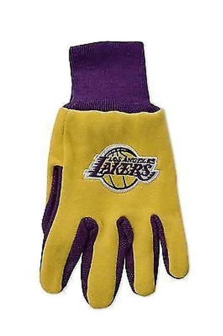 NBA Los Angeles Lakers Two-Tone Utility Gloves