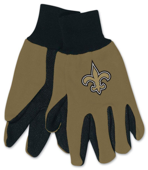 New Orleans Saints Two Tone Adult Size Utility Gloves