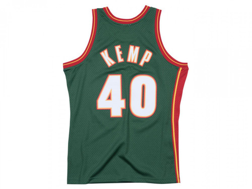 Shawn Kemp Seattle SuperSonics Green 1995-96 Swingman Jersey
