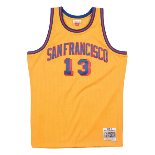Wilt Chamberlain 1962-63 San Francisco Warriors Road Swingman Jersey