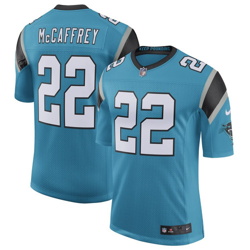 Carolina Panthers Christian McCaffery Men's Nike Blue Vapor Untouchable Limited  Player Jersey