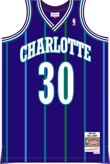 charlotte hornets dell curry jersey
