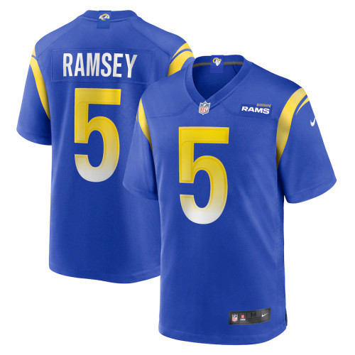 Jalen Ramsey Los Angeles Rams Home Game Jersey - Royal Jalen Ramsey Los Angeles Rams Home Game Jersey - Royal