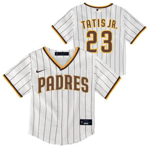 San Diego Padres Infant White Home Player Replica Tatis Jersey