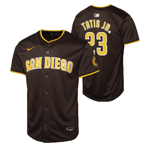 San Diego Padres Youth Brown New 2024 Limited Tatis JR Road Jersey