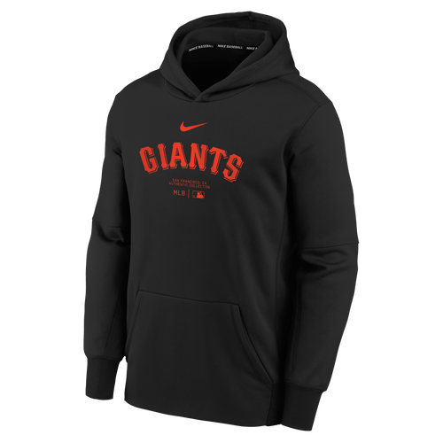 San Diego Giants Youth Black Nike Therma Wordmark Practic Hoodie