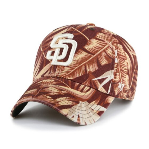 San Diego Padres Mens Brown Tropical Sring Clean Up adjustable Hat 