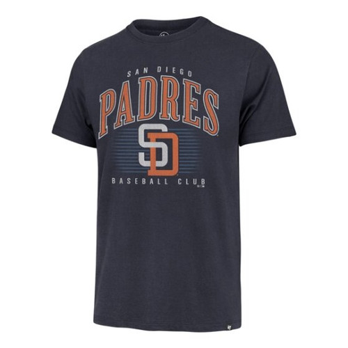 San Diego Mens Navy 1998 Double Header T-Shirt San Diego Mens Navy 1998 Double Header T-Shirt