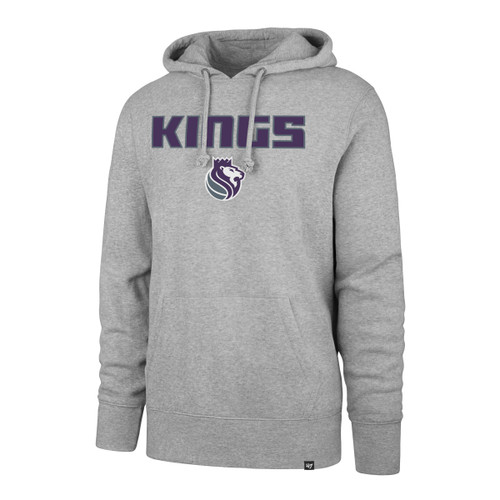 Sacramento Kings Men's Brand 47 Slate Grey Pre-Game Hoodie