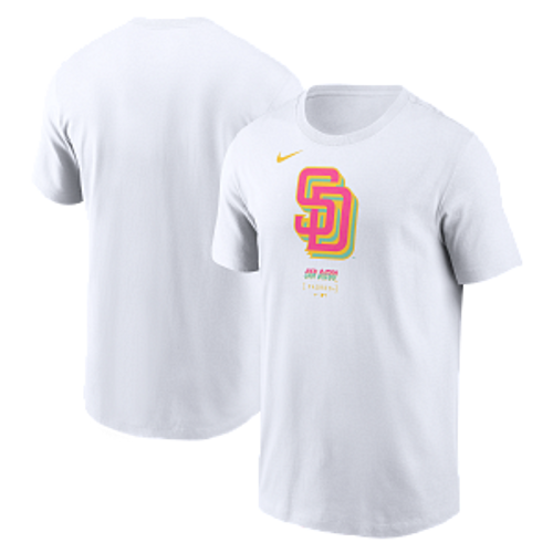 San Diego Padres Men's Short Sleeve City Connect Logo Tee White Nike