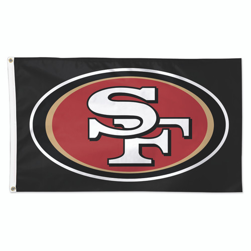 San Francisco 49ers Deluxe 3' x 5' Flag Black Wincraft