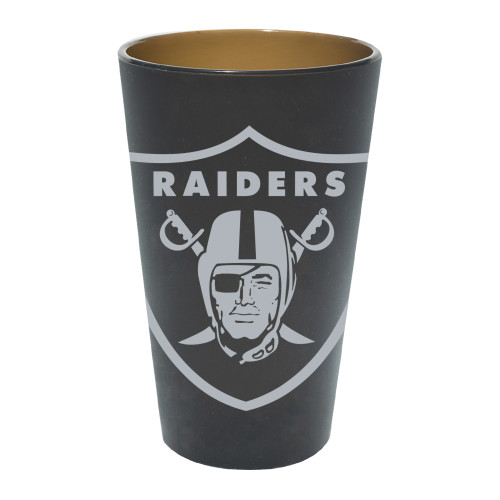 Las Vegas Raiders Black Wincraft 16 oz Silicone Cup with Team Logo
