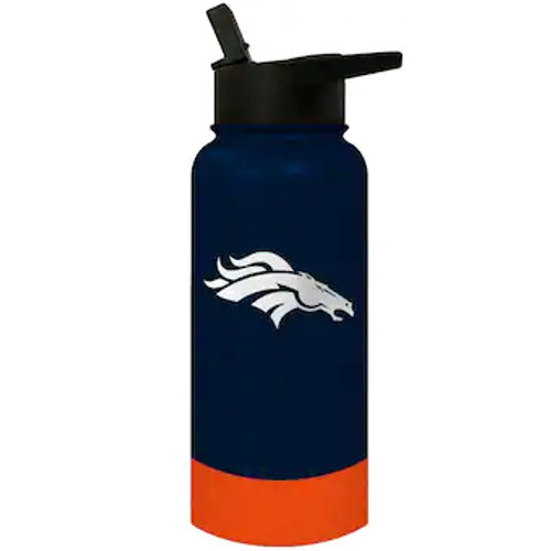Denver Broncos 32oz. Logo Thirst Hydration Water Bottle Great American Products