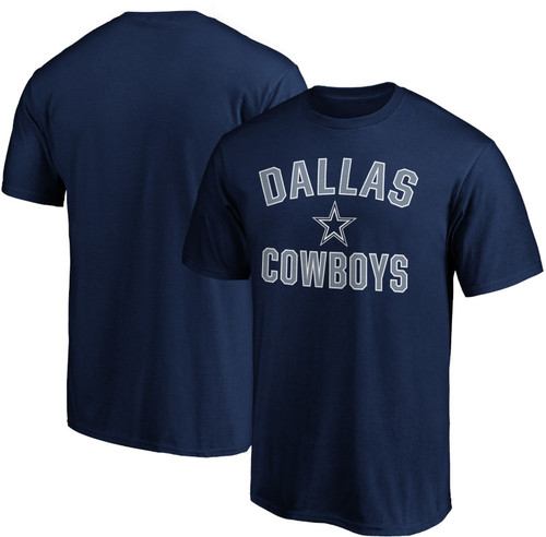 Dallas Cowboys Mens Navy Nike Victory Arch T Shirt with Name Logo Dallas Cowboys Mens Navy Nike Victory Arch T Shirt with Name Logo