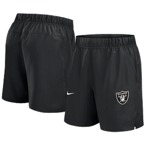  Las Vegas Raiders Mens Black Nike Woven Victory Shorts with Team Logo