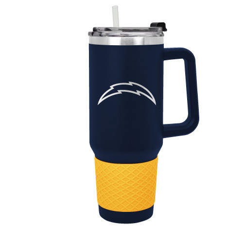 Los Angeles Chargers Blue and Gold 40 oz Colossus Travel Mug with Team Logo by Great American Products 