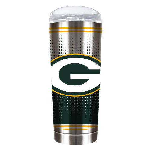 Green Bay Packers Stainless Roadie Tumbler with Team Logo by Great American Products