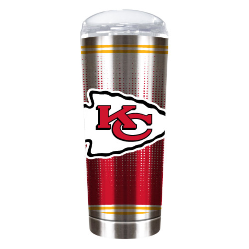 Kansas City Chiefs Stainless Roadie Tumbler with Team Logo by Great American Products 