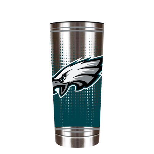 Philadelphia Eagles Stainless Roadie Tumbler with Team Logo by Great American Products Philadelphia Eagles Stainless Roadie Tumbler with Team Logo by Great American Products