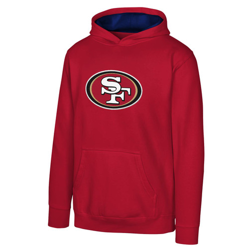 Youth San Francisco 49ers Red Primary Logo Hoodie