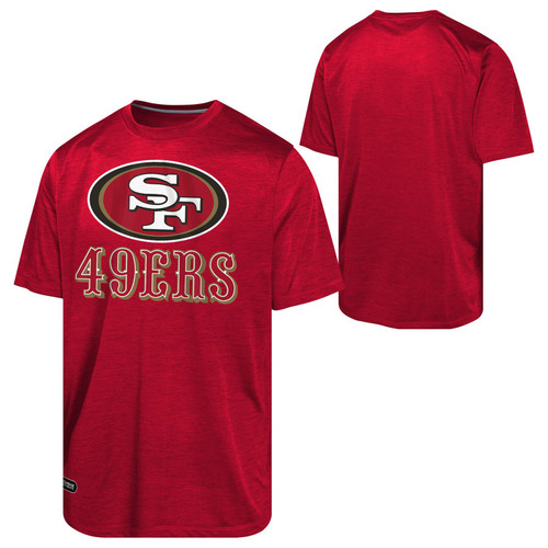 Youth San Francisco 49ers Spike Speed Red Performance Tee