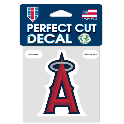  Los Angeles Angels Red 4x4 Perfect Cut Decal by Wincraft 