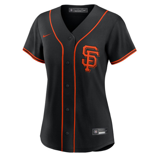 San Francisco Giants Womens Black Nike Alternate Replica Jersey