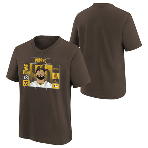 San Diego Padres Tatis JR Preschool T-shirt Jumbotron Brown Outerstuff