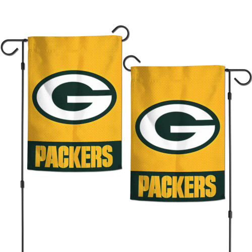 Green Bay Packers 12x18 Two Sided Garden Flag with Team Logo by Wincraft 