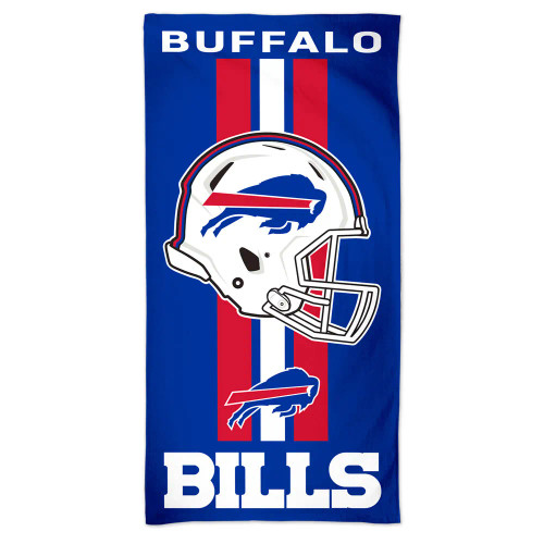 Buffalo Bills 30x60 Beach Towel with Team Helmet Logo by Wincraft