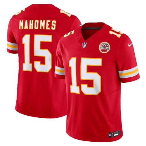 Kansas City Chiefs Mens Red Nike Limited Patrick Mahomes #15 Vapor Jersey