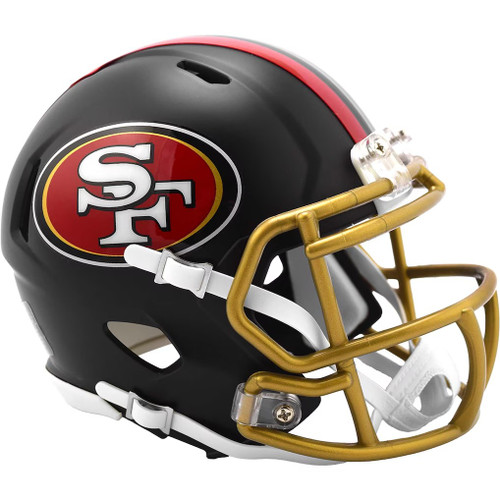 San Francisco 49ers Riddell 2025 Rivalries Collection On-Field Alternate Speed Mini Helmet