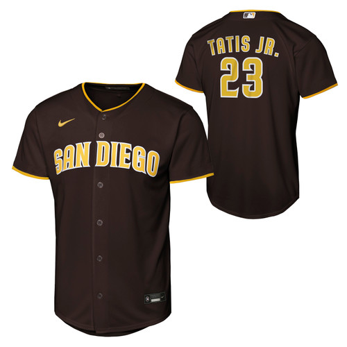 San Diego Padres Youth Fernando Tatis Jr. # 23 Stitched Road Jersey Brown