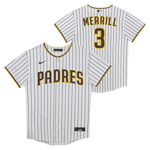 San Diego Padres Preschool White Nike Jackson Merrill # 3 Jersey