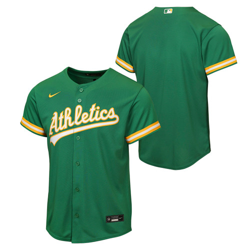 Oakland Athletics Youth Stitched Alternate Jersey Blank Kelly Green