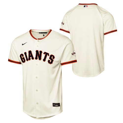 San Francisco Giants Youth Limited Home Jersey Blank Cream White