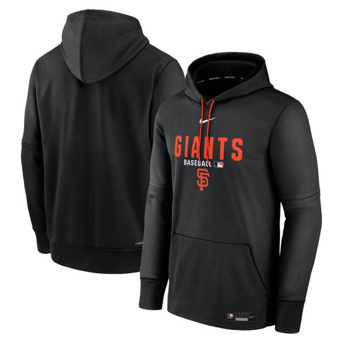 San Francisco Giants Mens Hooded Pullover Sweatshirt Black