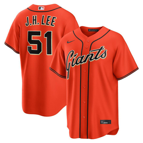 San Francisco Giants Jung Hoo Lee # 51 Alternate Jersey Orange
