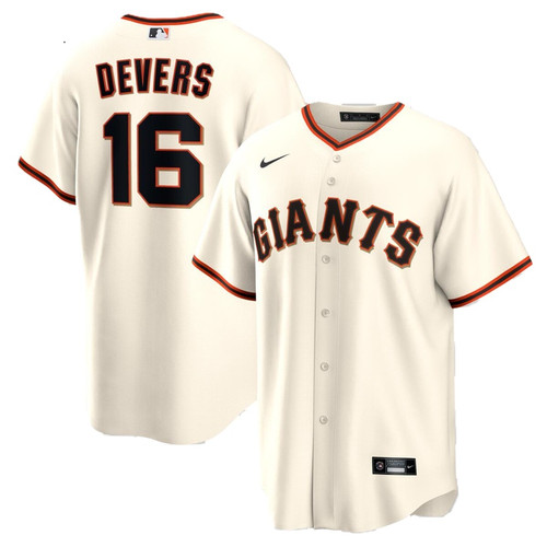 San Francisco Giants Rafael Devers # 16 Home Jersey Cream