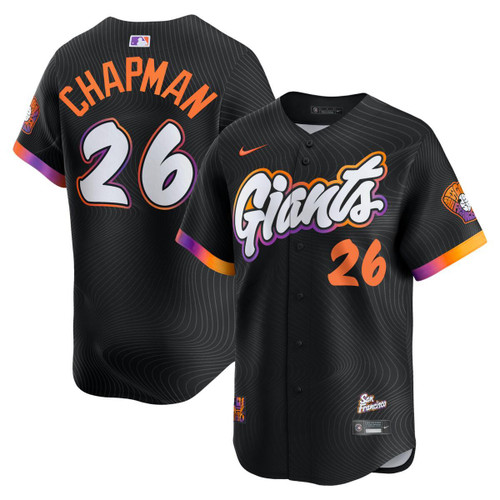 San Francisco Giants Matt Chapman # 26 City Connect Limited Jersey Anthracite