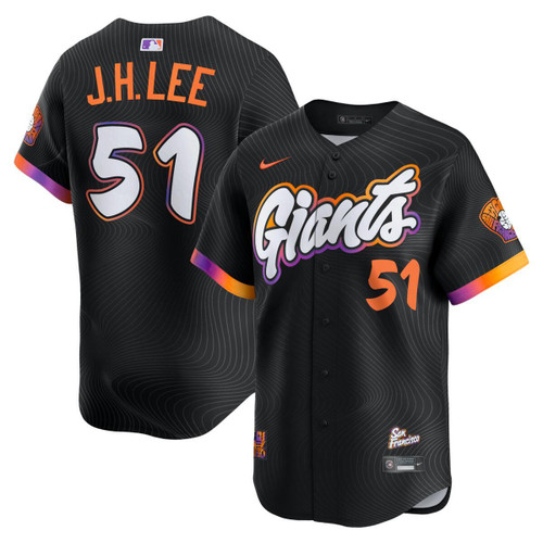 San Francisco Giants Jung Hoo Lee # 51 City Connect Limited Jersey Anthracite