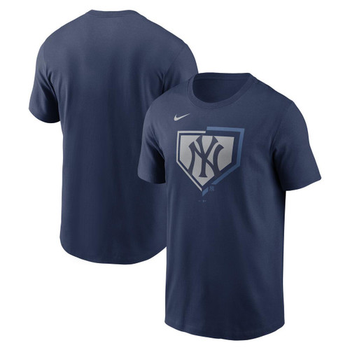 New York Yankees Mens Slogan Tee Navy Nike