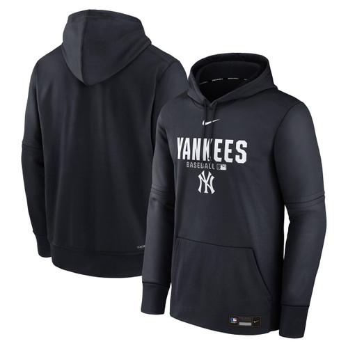 New York Yankees Pullover Hooded Sweatshirt Mens Navy Blue Nike