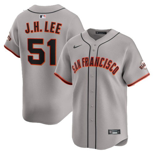 San Francisco Giants Jung Hoo Lee # 51 Road Limited Grey Jersey Nike
